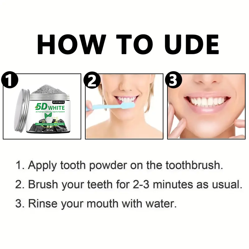YUlTlKUE 5D White Activated ch - đánh giá và giá Teeth Whitening Near Me