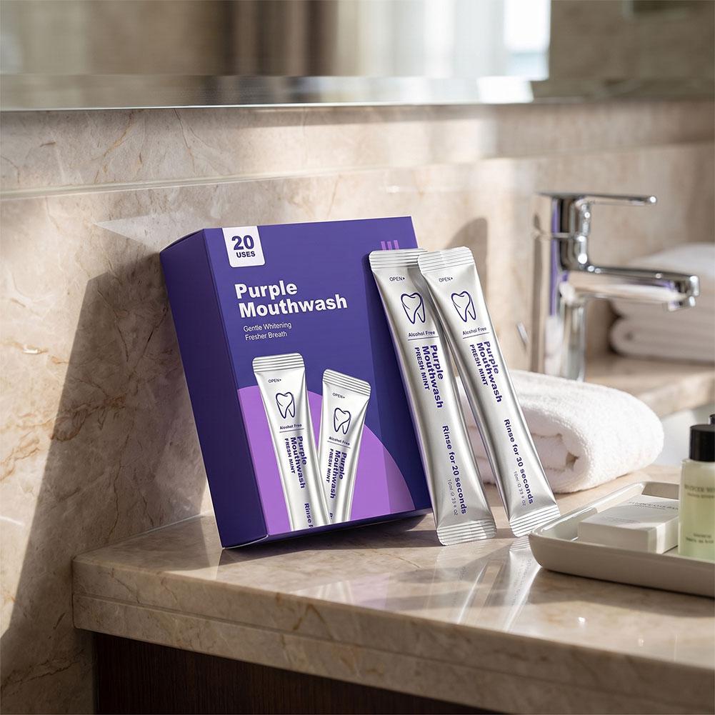 Purple Mouthwash Teeth Cleanin - đánh giá và giá Teeth Whitening Mouthwash